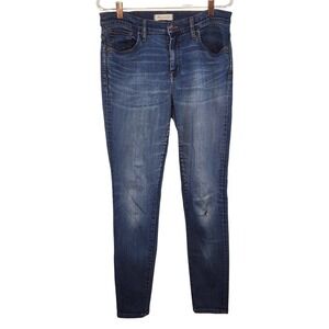 Preloved Madewell Roadtripper Skinny Jeans Women's Size 30 Blue Denim Casual